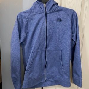North face fleece comfortable zip up hoodie